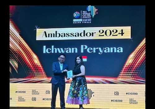 Ichwan Peryana Dinobatkan sebagai Ambassador World CIO 200 di Johannesburg, Afrika Selatan