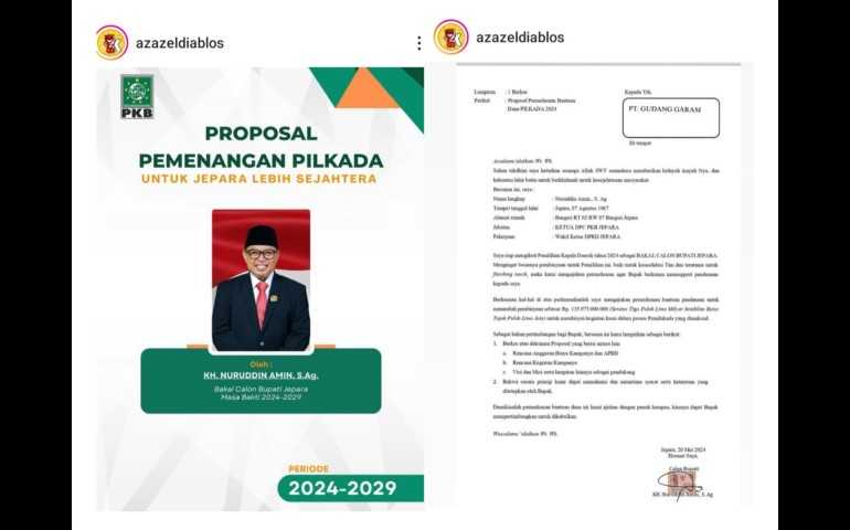Calon Bupati Jepara Gus Nung Viral Diduga Minta Sumbangan Rp136 Miliar pada PT Gudang Garam