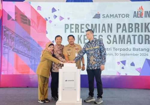 Pj Gubernur Jawa Tengah Resmikan Pabrik ke-56 PT Samator Indo Gas