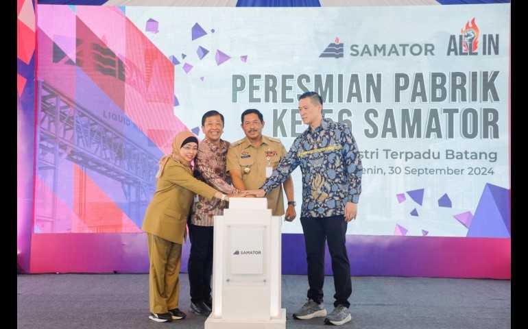 Pj Gubernur Jawa Tengah Resmikan Pabrik ke-56 PT Samator Indo Gas