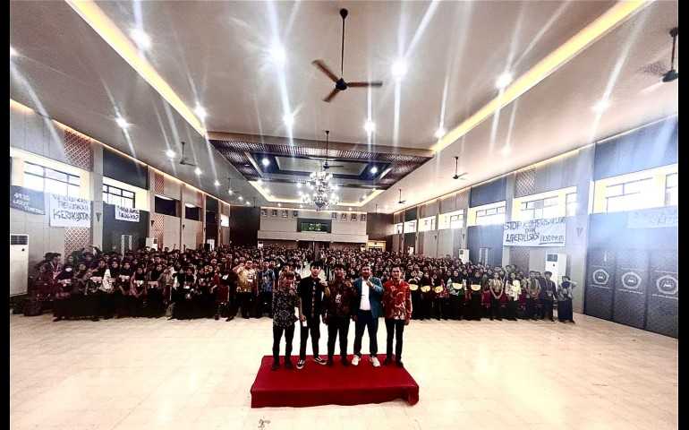 PKKMB Univet Bantara Sukoharjo, Bung Joko Ajak Mahasiswa Baru Menjadi Agen Perubahan Bangsa