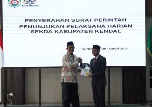 Agus Dwi Lestari Dilantik Sebagai Pelaksana Harian Sekda Kendal