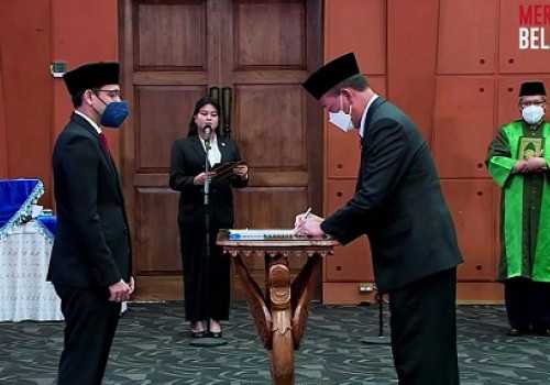 Prof Dr S Martono Dilantik Jadi Rektor Unnes Periode 2022-2026