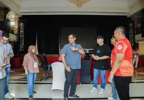 Pj Gubernur Jateng Pantau Persiapan Venue Menjelang Pembukaan Peparnas XVII di Surakarta