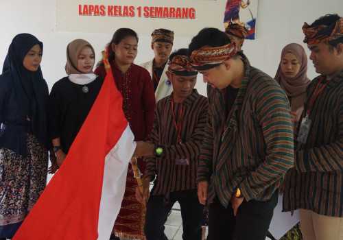 Hari Sumpah Pemuda, Napi Lapas Semarang Peragakan Drama Teatrical
