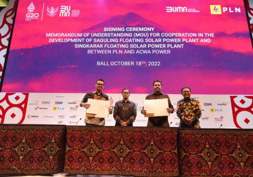 Setelah Cirata, PLN Siap Kerjakan Proyek PLTS Terapung Singkarak dan Saguling untuk Wujudkan Transisi Energi