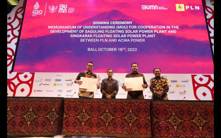 Setelah Cirata, PLN Siap Kerjakan Proyek PLTS Terapung Singkarak dan Saguling untuk Wujudkan Transisi Energi