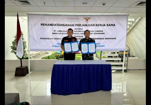 Bandara Jenderal Ahmad Yani Semarang dan Puspenerbad Ahmad Yani Jalin Kolaborasi untuk Respons Terbaik di Situasi Darurat