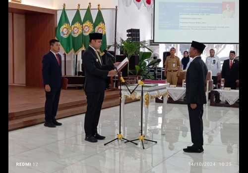 Pelantikan PJ Sekda Kendal, Bupati Dico Harapkan Kolaborasi dan Komunikasi yang Baik