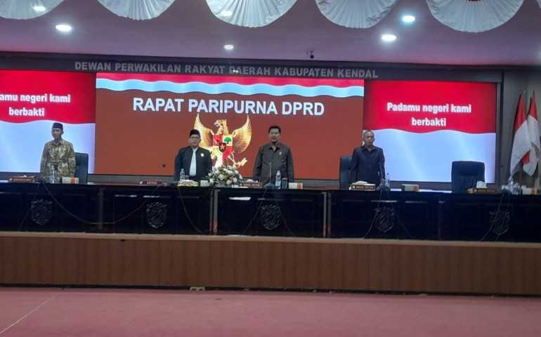 Rapat Paripurna DPRD Kendal, Susunan AKD untuk Periode 2024-2029 Resmi Ditetapkan