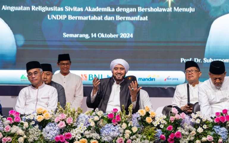 UNDIP Gelar Sholawat Bersama, Sinergi Antara Pendidikan dan Spiritualitas