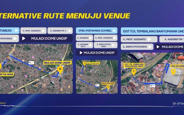 GIIAS Semarang 2024, Catat Rute Terbaik Menuju Venue Muladi Dome UNDIP