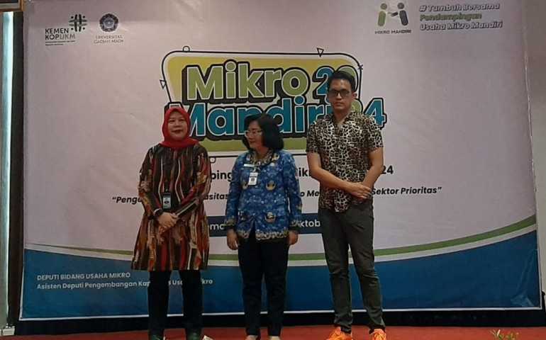 Kemenkop UKM dan UGM Bersatu Bangun Ekosistem UMKM Lewat Program Mikro Mandiri 2024 di Semarang
