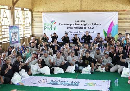 Nyalakan Mimpi Masyarakat Adat di Sukabumi, PLN bantu Sambung Listrik Gratis pada HLN ke-79