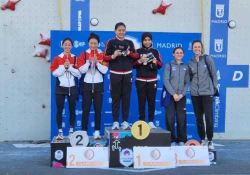 Tim Panjat Tebing Indonesia Tambah Tiga Medali Emas IFSC Madrid