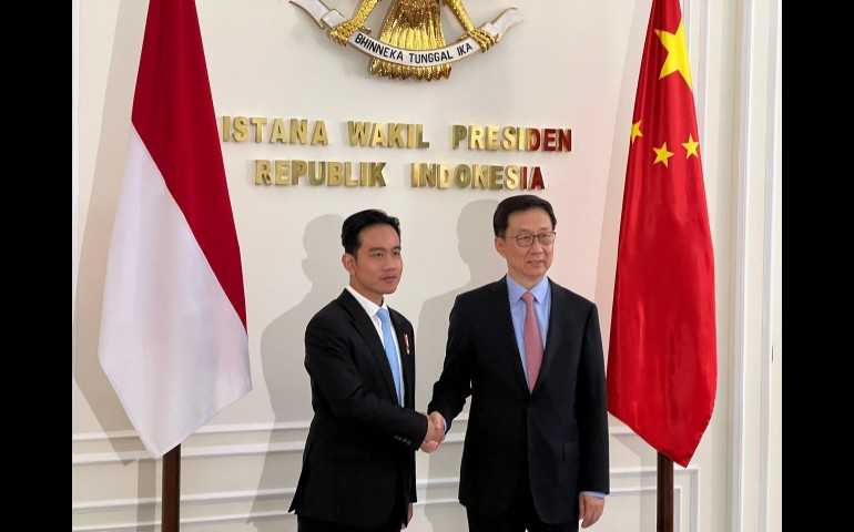 Gibran dan Han Zheng Bahas Masa Depan Indonesia-Tiongkok