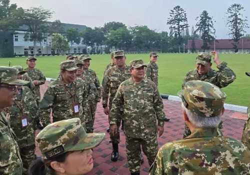 Semangat Kebangsaan Diteguhkan dalam Latihan Bersama Kabinet Merah Putih