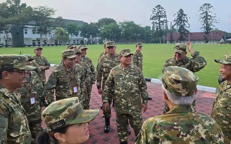 Semangat Kebangsaan Diteguhkan dalam Latihan Bersama Kabinet Merah Putih