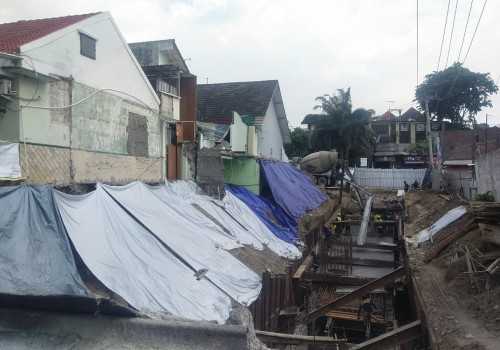 BBWS Pemali Juana Inspeksi Lokasi Tanah Ambles di Perumahan Permata Puri Ngaliyan Semarang