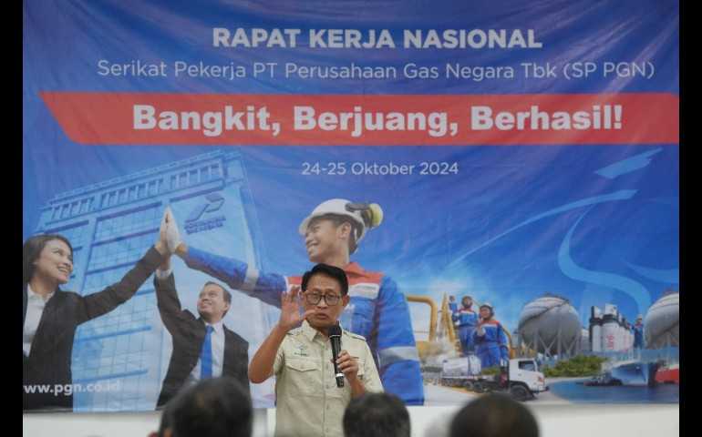 SP PGN Tegaskan Pekerja Siap Dukung Pemanfaatan Gas Bumi Nasional Demi Swasembada Energi