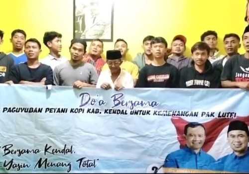 Komitmen Ahmad Luthfi Tingkatkan Kesejahteraan Petani, Paguyuban Relawan Alas Roban bersama Petani Kopi Kendal Beri Dukungan Penuh