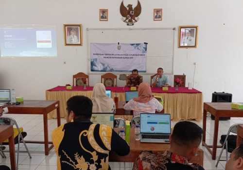 Diskominfo Kabupaten Kendal Bintek Aplikasi Dokar Kepada Aparatur Perangkat Desa se Kecamatan Gemuh
