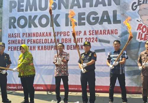 Bea Cukai Semarang Musnahkan Rokok Ilegal, Selamatkan Negara dari Potensi Kerugian 9,7 Miliar Rupiah