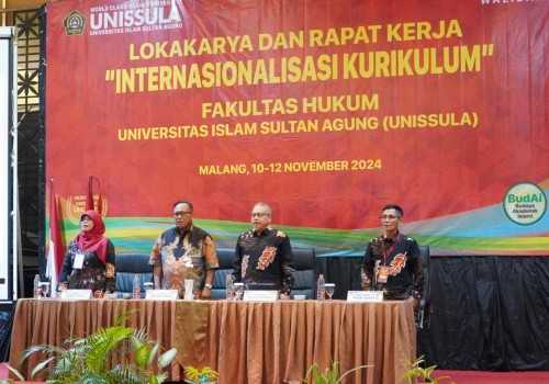 FH Unissula Helat Lokakarya Internasionalisasi Kurikulum