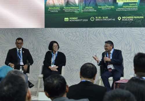CEO Climate Talks: PLN Siap Dukung Pemerintah Capai 75% Energi Terbarukan hingga Tahun 2040