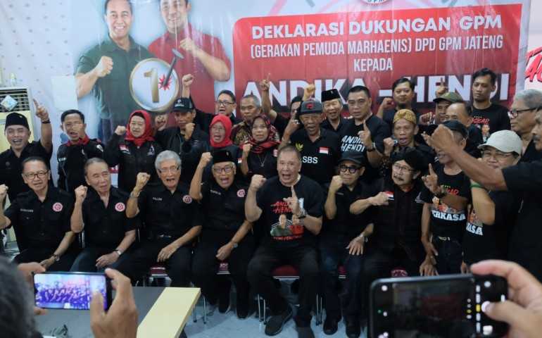 GPM Jateng Deklarasikan Dukungan Penuh untuk Andika-Hendi di Pilgub 2024