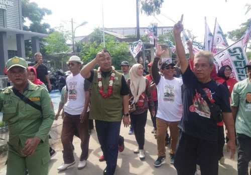 Kampanye di Tambaklorok, Andika-Hendi Tegaskan Komitmen Angkat Kesejahteraan Nelayan