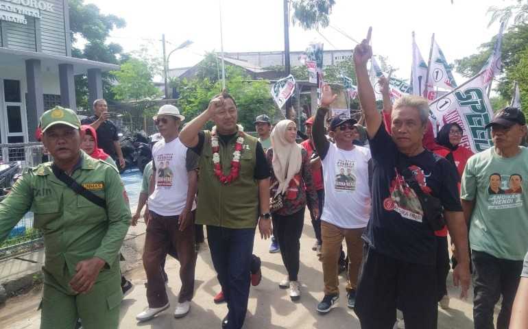 Kampanye di Tambaklorok, Andika-Hendi Tegaskan Komitmen Angkat Kesejahteraan Nelayan