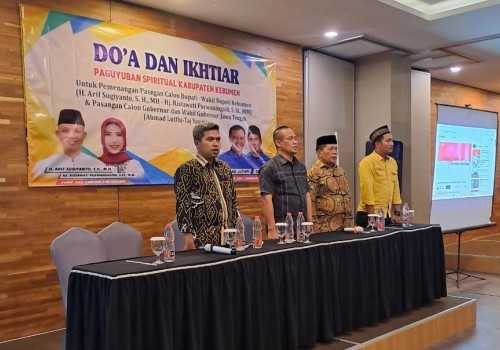 Doa dan Ikhtiar Bersama di Kebumen: Ferry Wawan Cahyono Solidkan Dukungan untuk Arif-Ristawati dan Luthfi-Taj Yasin