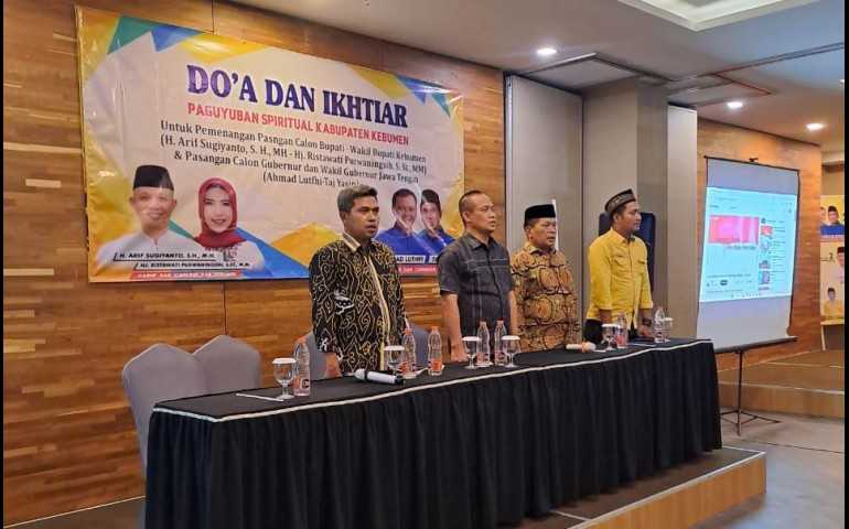 Doa dan Ikhtiar Bersama di Kebumen: Ferry Wawan Cahyono Solidkan Dukungan untuk Arif-Ristawati dan Luthfi-Taj Yasin