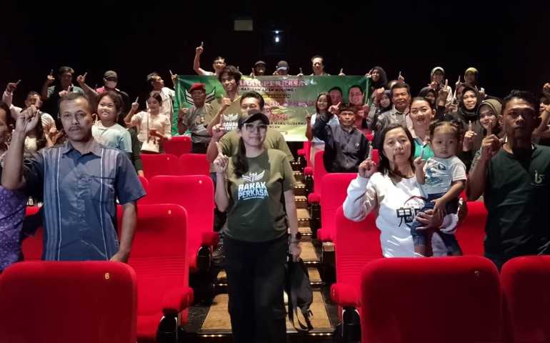 Dukung Andika-Hendi, Barak Perkasa Galang Solidaritas Lewat Nonton Bareng di Semarang