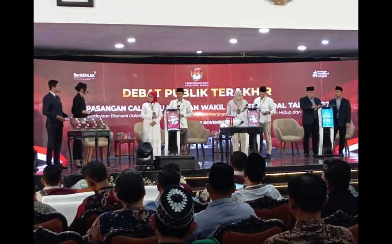 UMKM Jadi Sorotan di Debat Kendal, Paslon Tawarkan Beragam Solusi