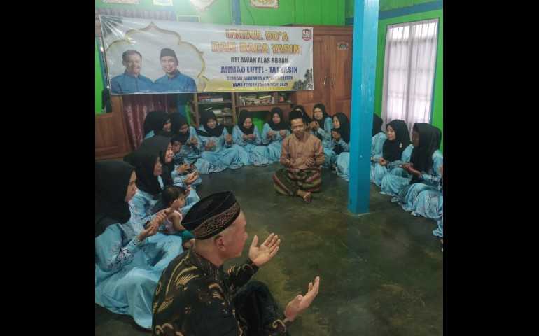 Doa dan Dukungan Relawan Alas Roban, Paslon Luthfi-Yasin Dianggap Paling Memahami Masyarakat Desa