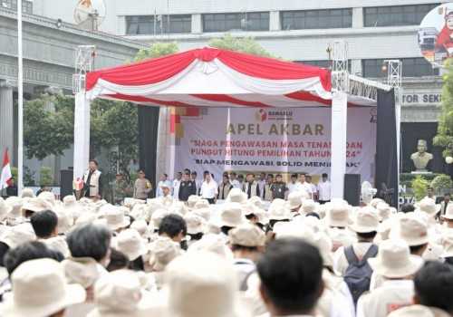 Gelar Apel Akbar, Pengawas Pemilu Siap Amankan Pilkada 2024 dengan Netralitas Penuh