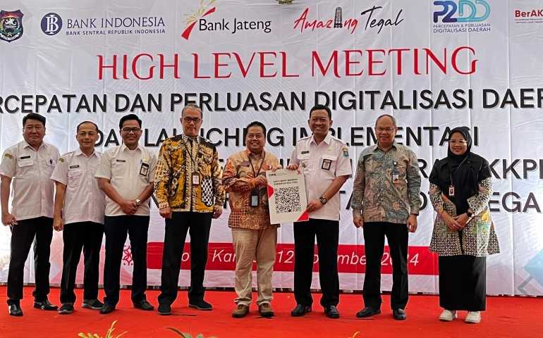 Bank Jateng Dukung Digitalisasi Pemkot Tegal dengan Launching KKI
