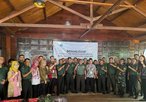 Bank Jateng Sosialisasikan Produk Pra Pensiun kepada Anggota Kodim 0705 Magelang