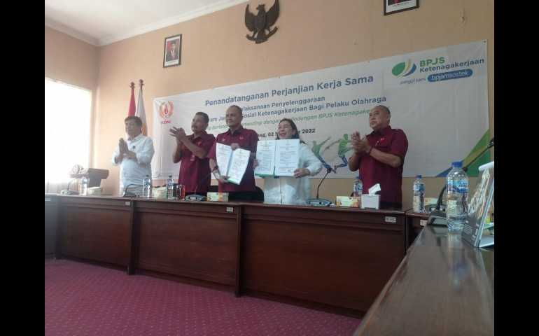 KEREN, KONI Jateng Gandeng BPJS Ketenagakerjaan Jamin Kesehatan Pelaku Olahraga