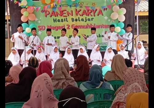 Siswa SDN 2 Gemuhblanten Kendal Tampilkan Bakat Terbaik dalam Panen Karya Semesteran