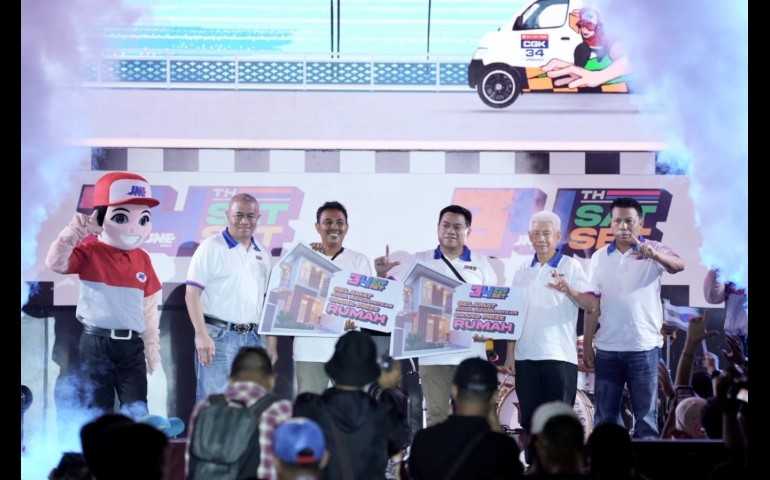 HUT ke-34 JNE, Melesat Sat Set Jadi Simbol Kecepatan dan Kepercayaan Pelanggan