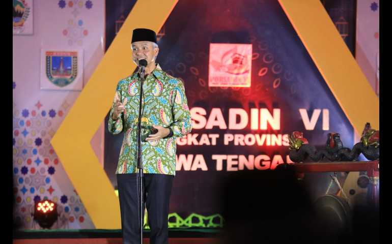 Porsadin VI Jawa Tengah di Buka, Ajang Gali Potensi Olahraga dan Seni Santri