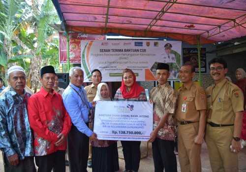 Jaga Keberlanjutan Durian Malika, Kota Semarang Sinergi dengan Bank Jateng Bangun Sumur Artetis dan Penangkal Petir
