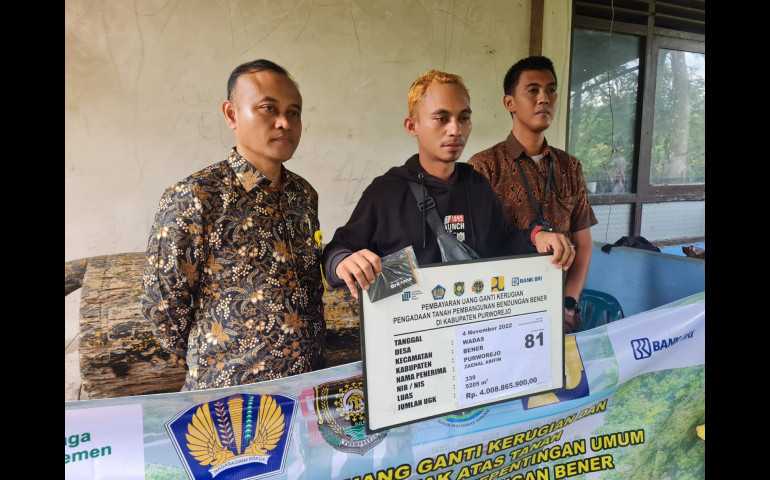 Warga Wadas Terima Pencairan Uang Ganti Rugi Capai 92%