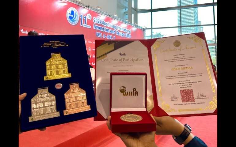 Gold Medal untuk Indonesia! Tim FT UNDIP Juara di Pameran Inovasi Taiwan