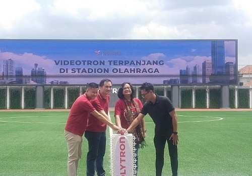 POLYTRON Pecahkan Rekor MURI dengan Videotron Raksasa di Stadion Supersoccer Arena Kudus