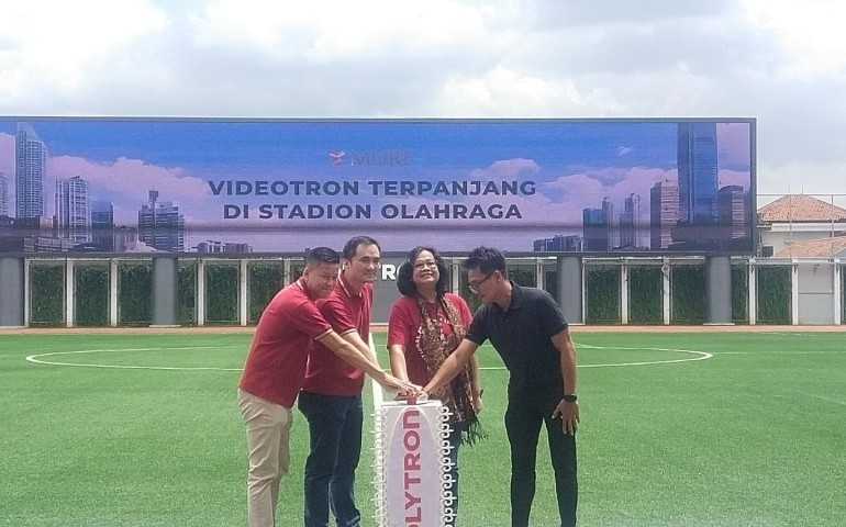 POLYTRON Pecahkan Rekor MURI dengan Videotron Raksasa di Stadion Supersoccer Arena Kudus