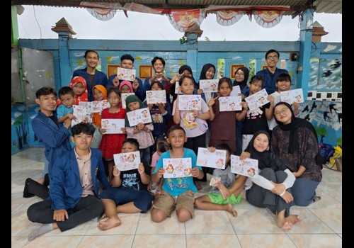 Rayakan Hari Ibu, Mahasiswa Ilkom USM dan Komunitas Bestari Mengabdi Gelar Kegiatan Kreativitas Bersama Anak-Anak